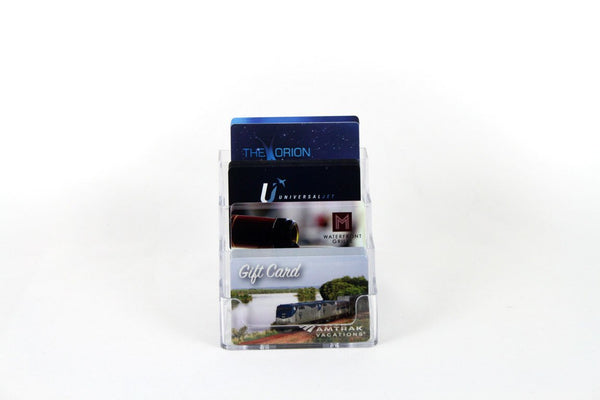 Gift Cards - Four Slot Plastic Business Card Holder