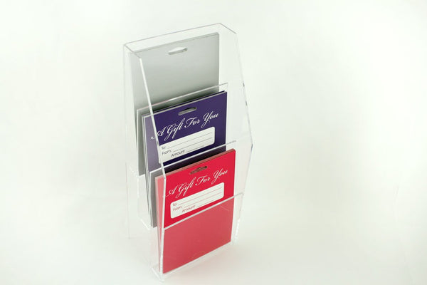 Gift Cards - 3 Tier Backer Acrylic Display Stand