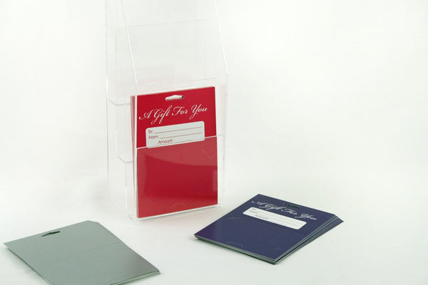 Gift Cards - 3 Tier Backer Acrylic Display Stand