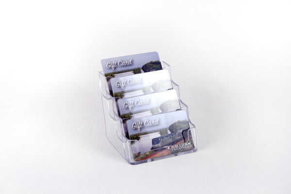 Gift Cards - Four Slot Plastic Business Card Holder