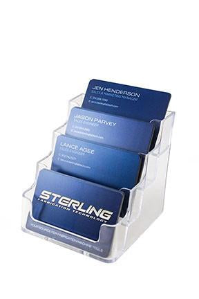 Gift Cards - Four Slot Plastic Business Card Holder