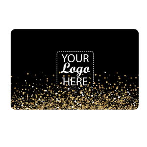 Your Logo - Black Glitter