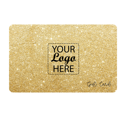 Your Logo - Gold Glitter