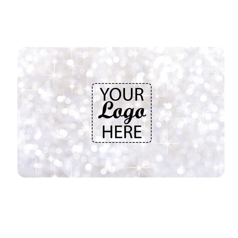 Your Logo - Silver Glitter