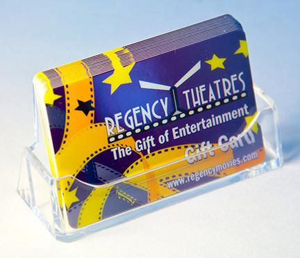 Gift Cards - Single Slot Acrylic Plastic Business Card Holder