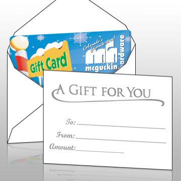 Gift Cards - White Gift Card Envelopes